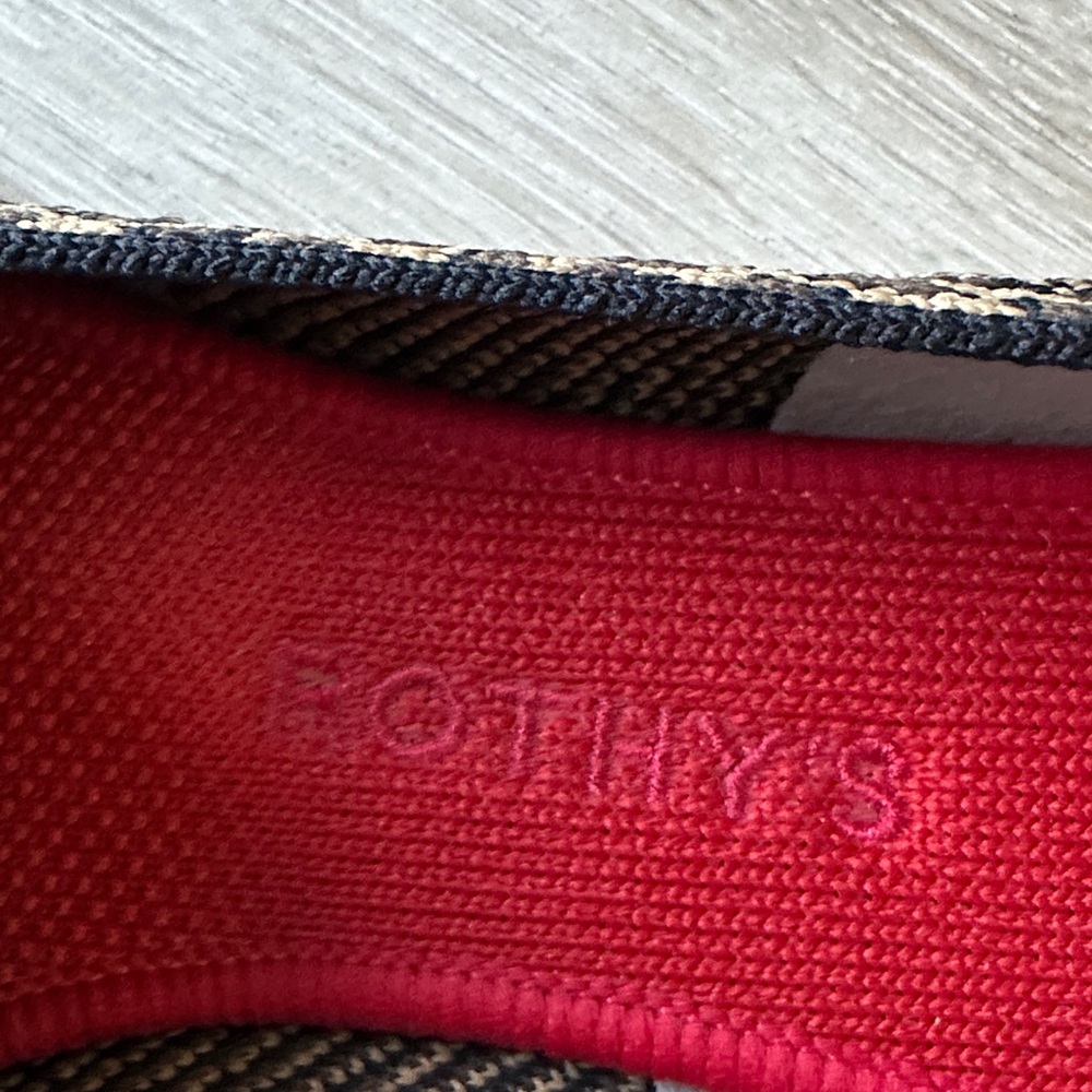 Rothy's Animal Print Loafers with Red Interior - Picture 3 of 5